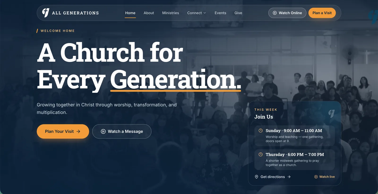 All Generations website